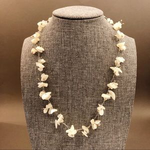 Artisan made moonstone necklace.